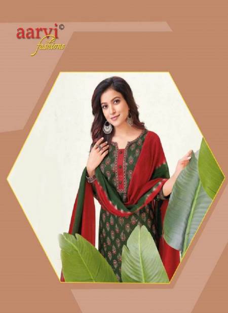 Kesari Vol 1 By Aarvi Pure Cotton Printed Kurti With Bottom Dupatta Wholesale Online